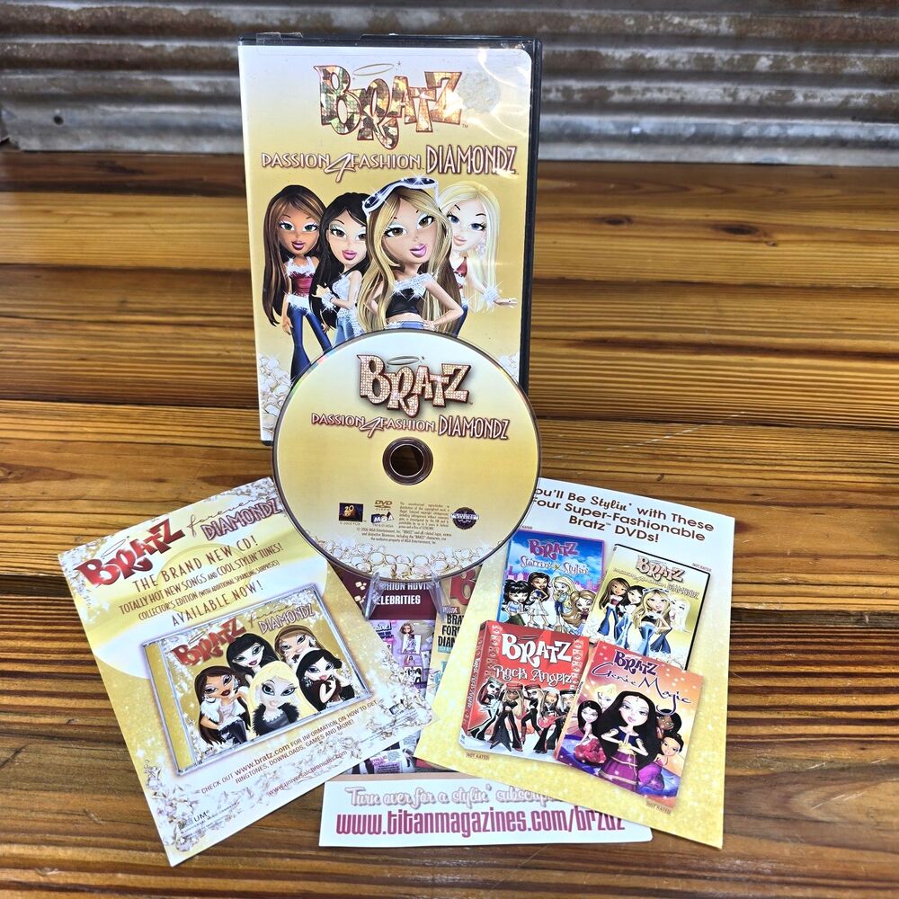 Bratz - Passion 4 Fashion Diamondz (DVD, 2006) SUPER MINTY!!